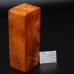 MAPLE BURL, ORANGE COLOR, QUILTED SURFACE